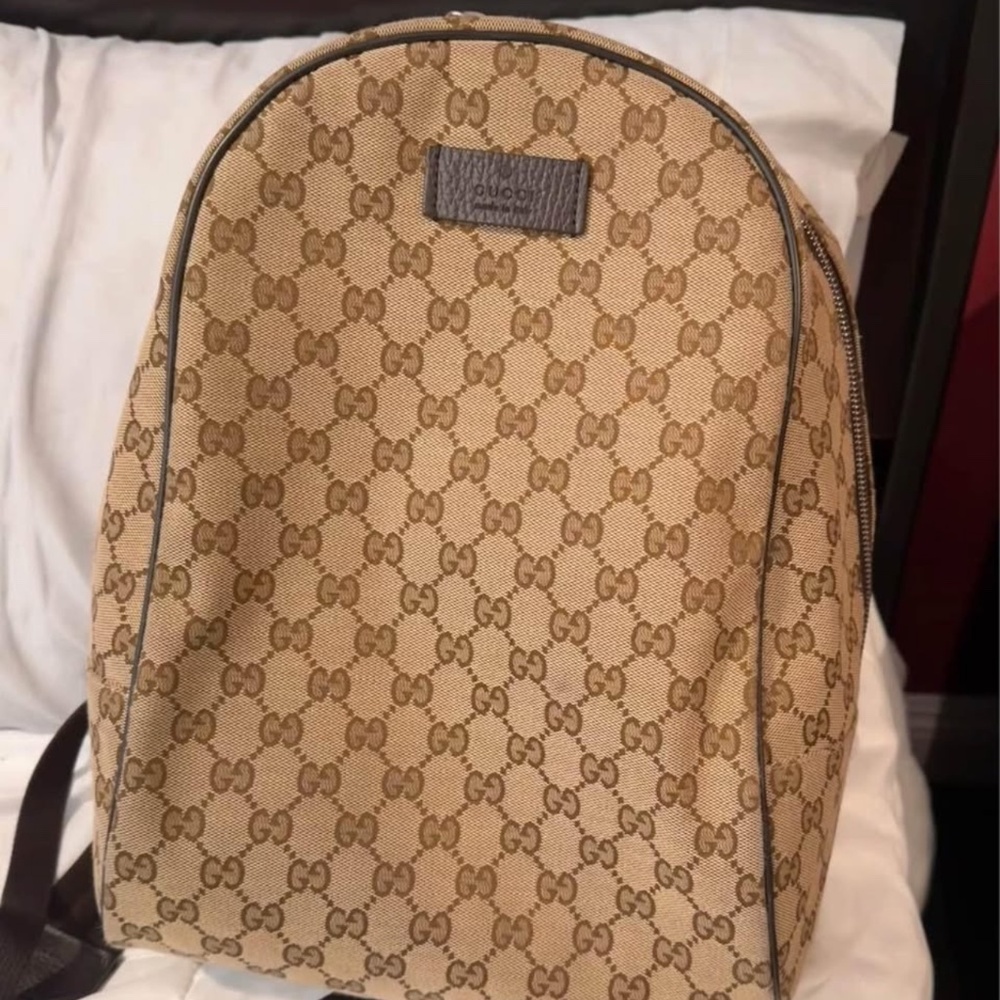 Gucci Canvas Backpack